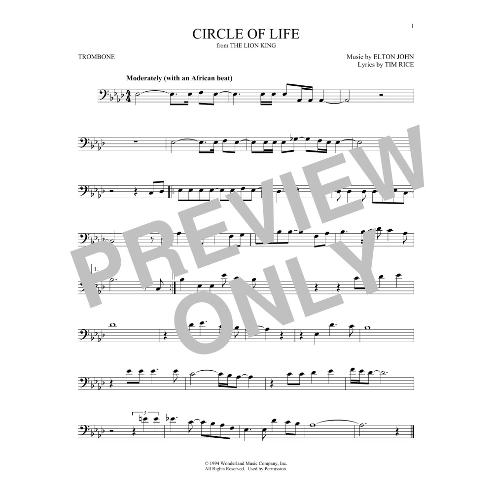 Circle Of Life (from The Lion King)