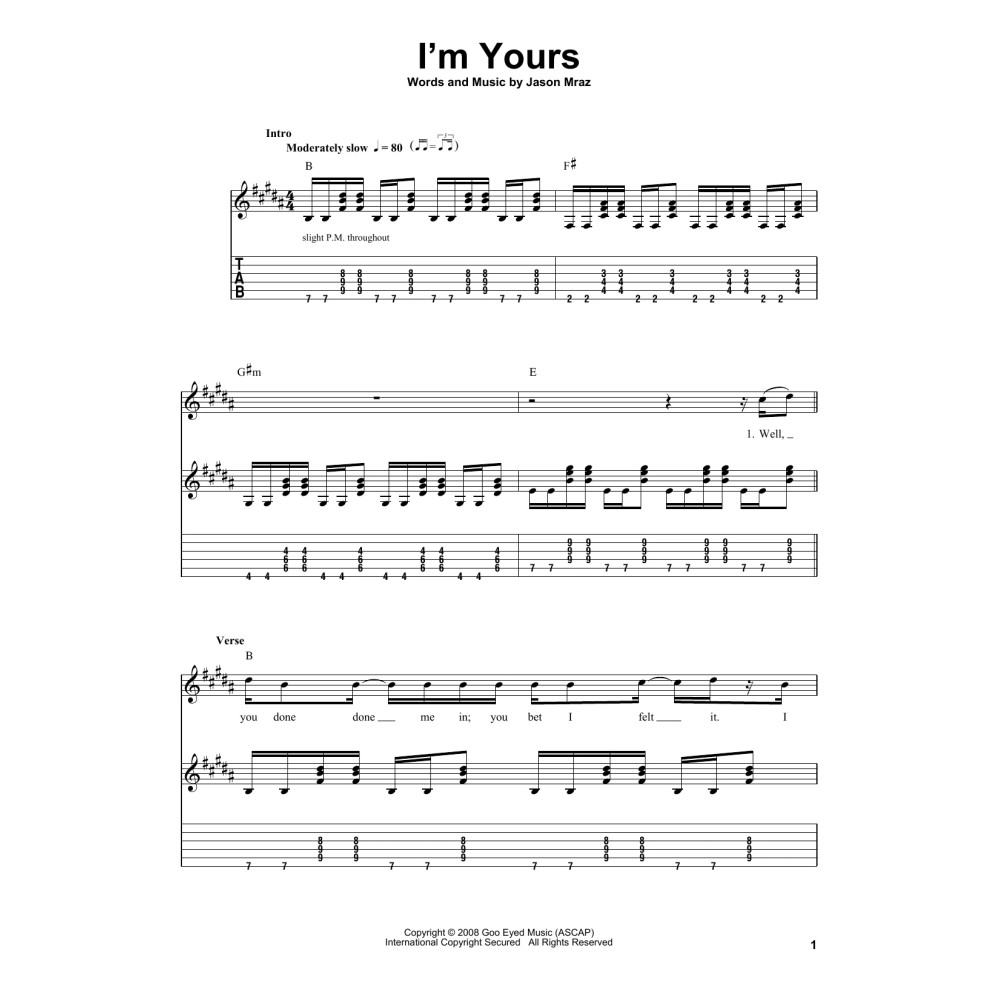 I'm Yours