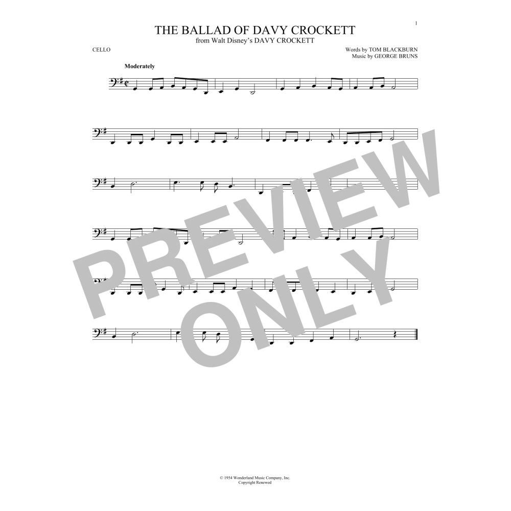 The Ballad Of Davy Crockett (from Davy Crockett)