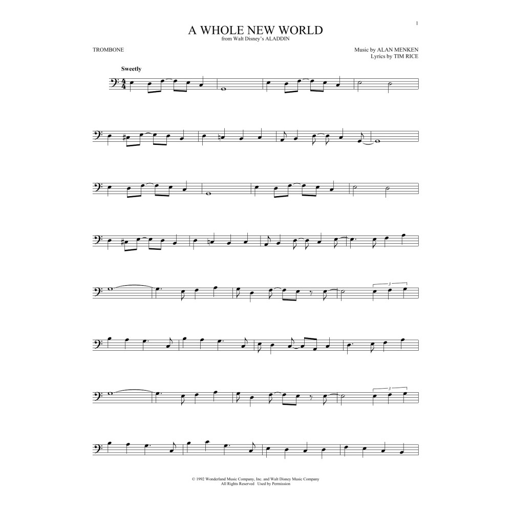 A Whole New World (from Aladdin)