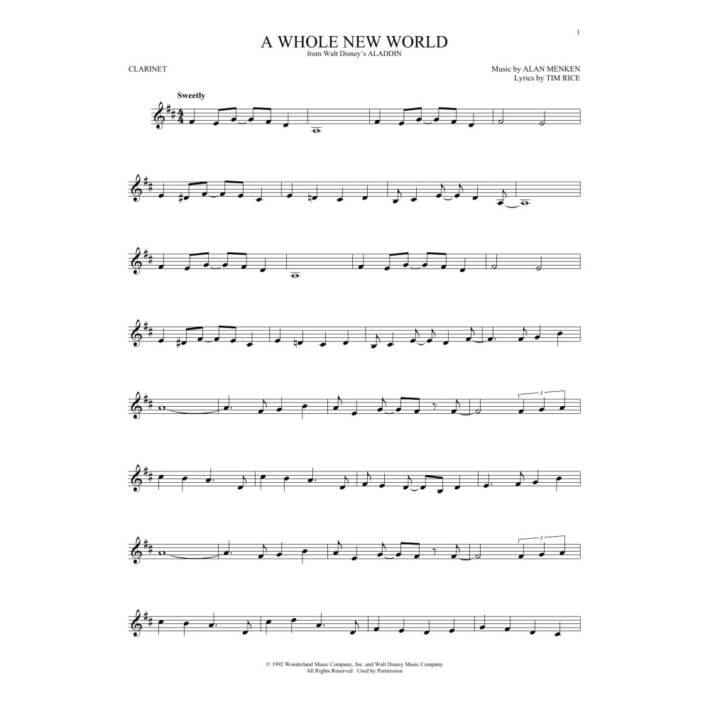 A Whole New World (from Aladdin)
