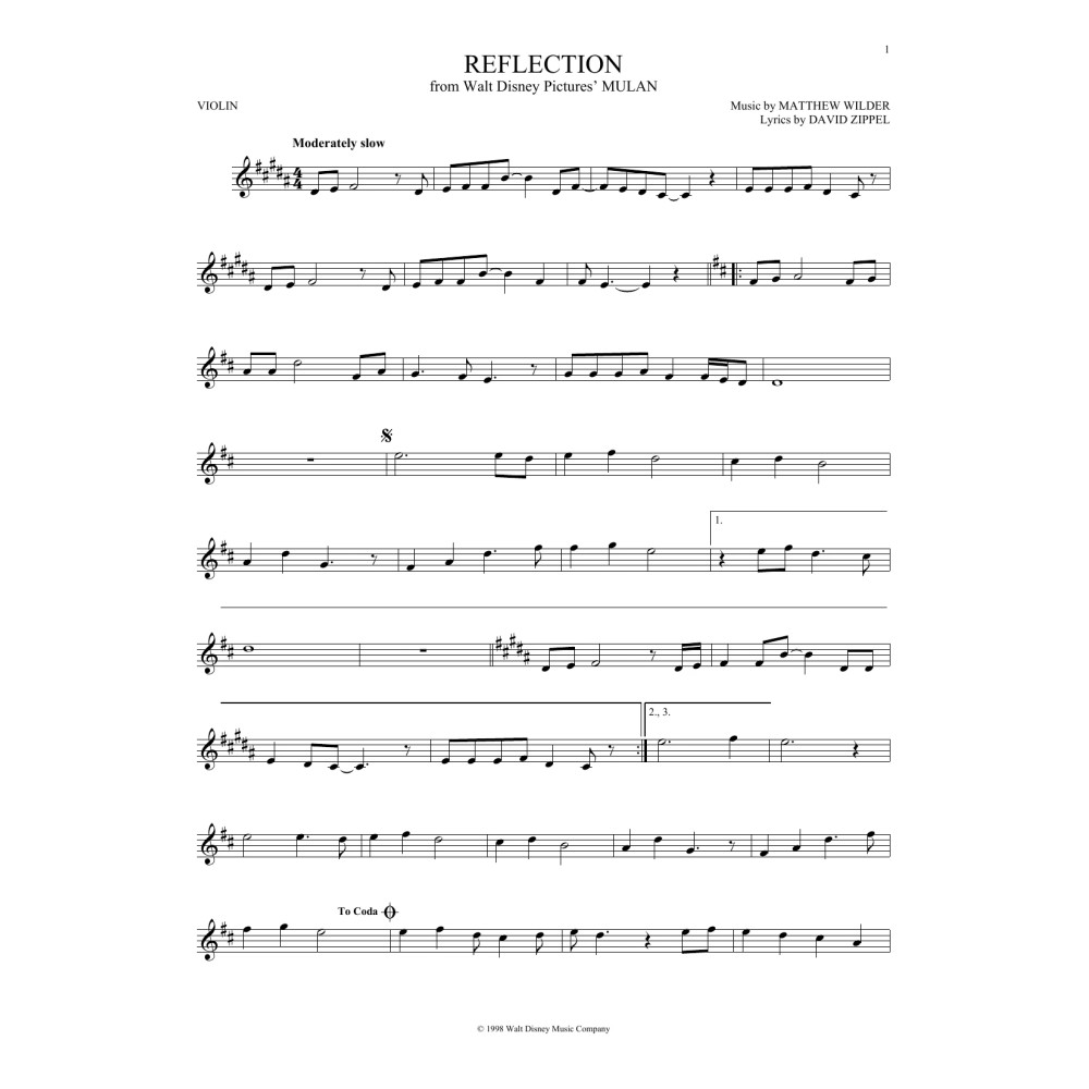 Reflection (Pop Version) (from Mulan)
