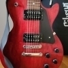 La Gibson Les Paul T Faded 2017 en Worn Cherry