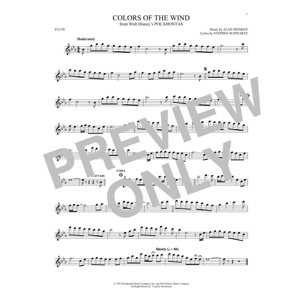 Colors Of The Wind (from Pocahontas)