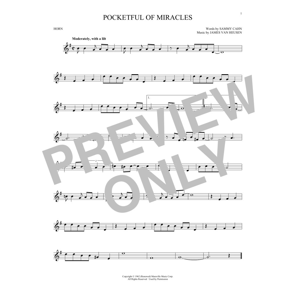 Pocketful Of Miracles