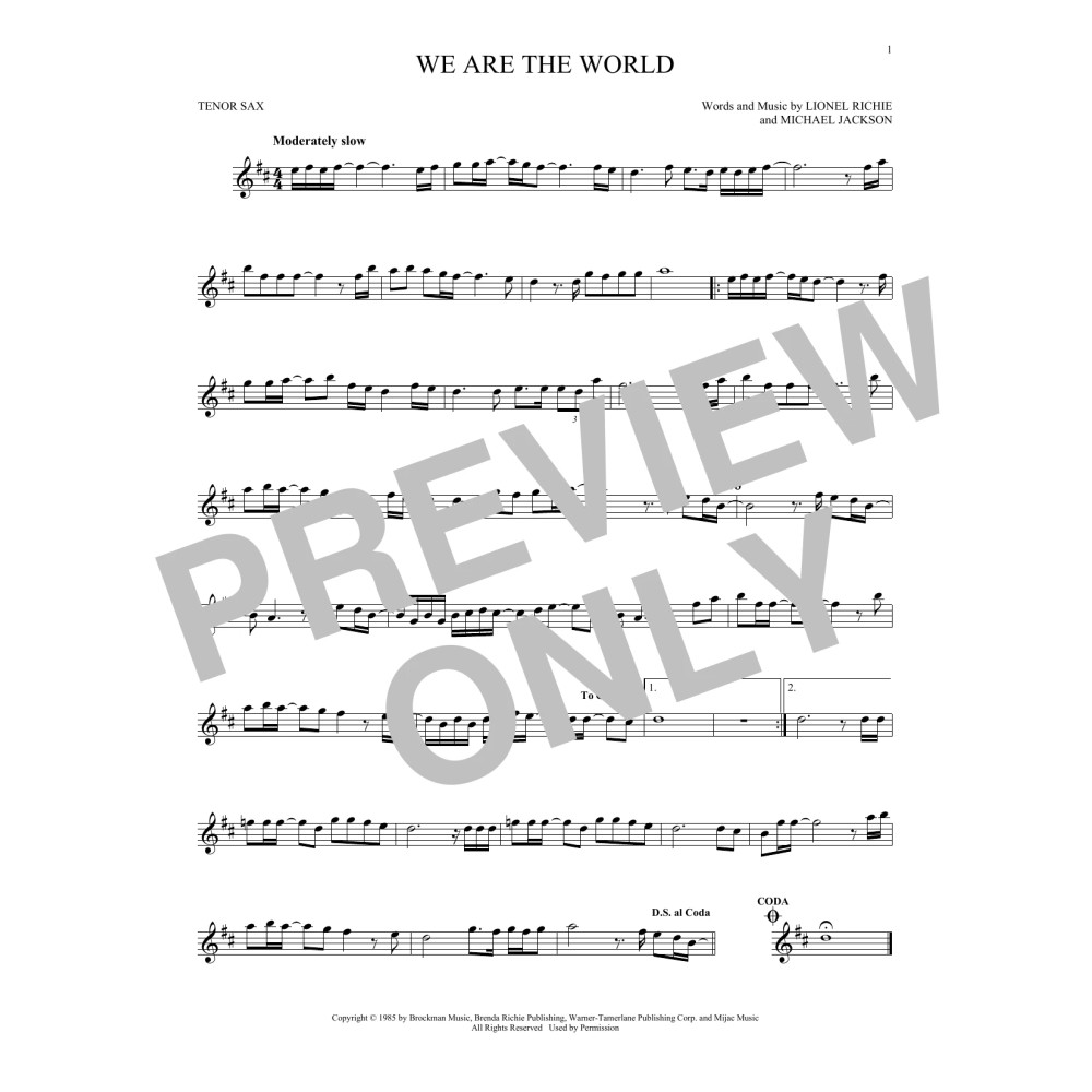We Are The World