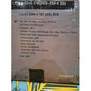 PAR 64DMX Contest - 4 projectors with 181 Leds