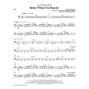 Better When I'm Dancin' - Bass