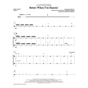 Better When I'm Dancin' - Percussion