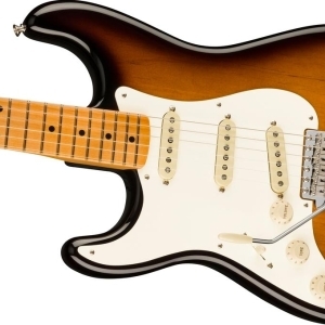 Fender American Vintage II 1957 Stratocaster Guitare électrique pour gaucher - Sunburst 2 couleurs