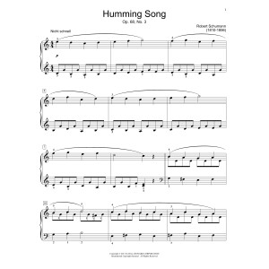 Humming Song, Op.68 3