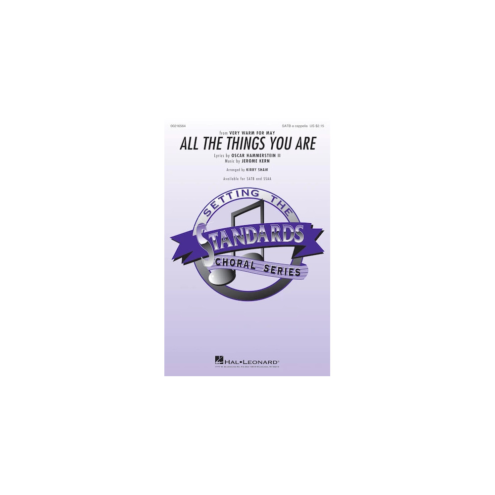 All The Things You Are (arr. Kirby Shaw)