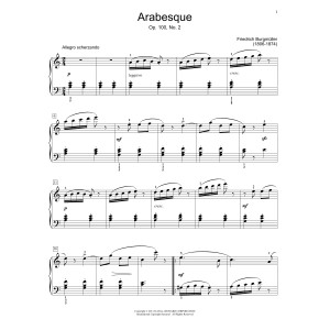Arabesque, Op. 100, No. 2