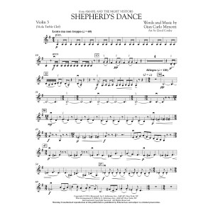 Shepherd's Dance (from Amahl and the Night Visitors) - Violin 3 (Viola T.C.)