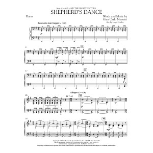 Shepherd's Dance (from Amahl and the Night Visitors) - Piano
