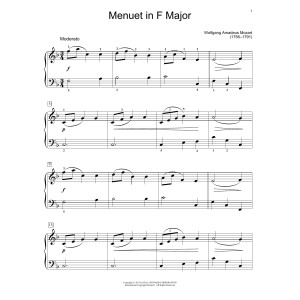 Minuet in F Major, K.2