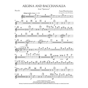 Aegina and Bacchanalia (from Spartacus) - Piccolo