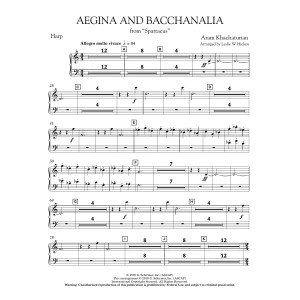 Aegina and Bacchanalia (from Spartacus) - Harp