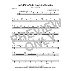 Aegina and Bacchanalia (from Spartacus) - Timpani