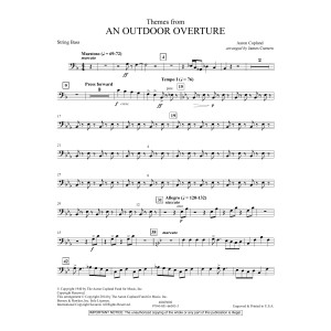 Themes from An Outdoor Overture - String Bass