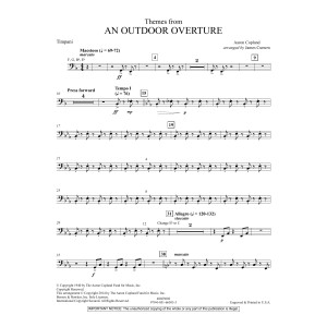 Themes from An Outdoor Overture - Timpani