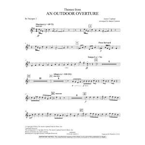 Themes from An Outdoor Overture - Bb Trumpet 2