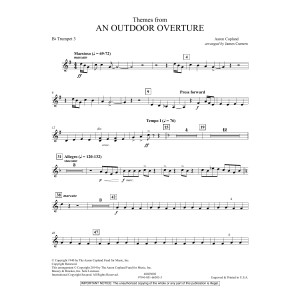 Themes from An Outdoor Overture - Bb Trumpet 3