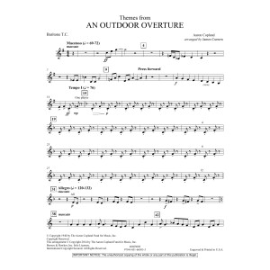 Themes from An Outdoor Overture - Baritone T.C.