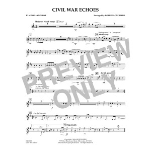 Civil War Echoes - Eb Alto Saxophone