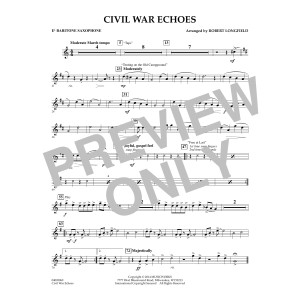 Civil War Echoes - Eb Baritone Saxophone