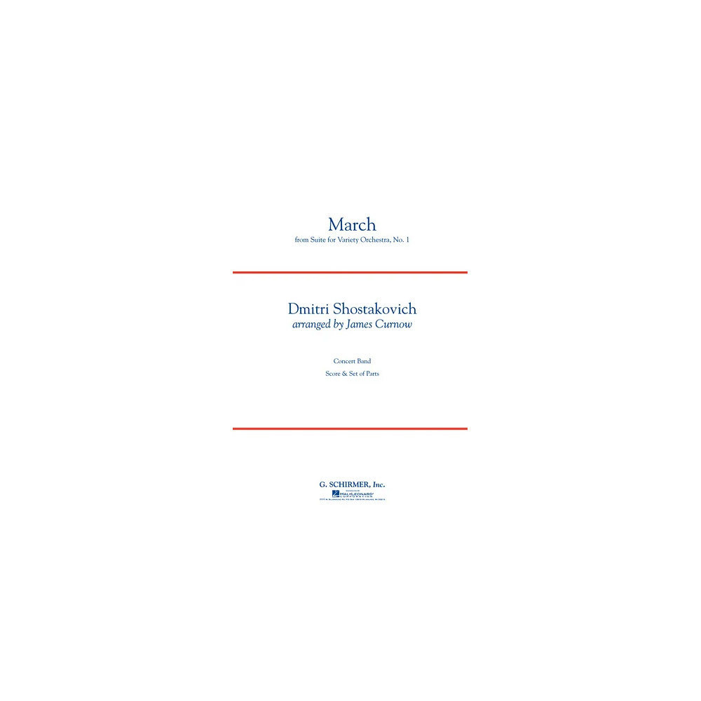 March from Suite for Variety Orchestra, No. 1 - Conductor Score (Full Score)
