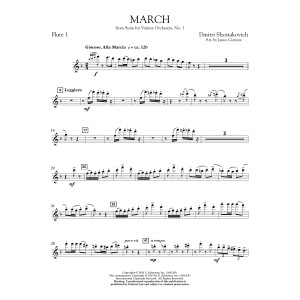 March from Suite for Variety Orchestra, No. 1 - Flute 1