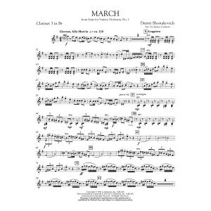 March from Suite for Variety Orchestra, No. 1 - Bb Clarinet 3