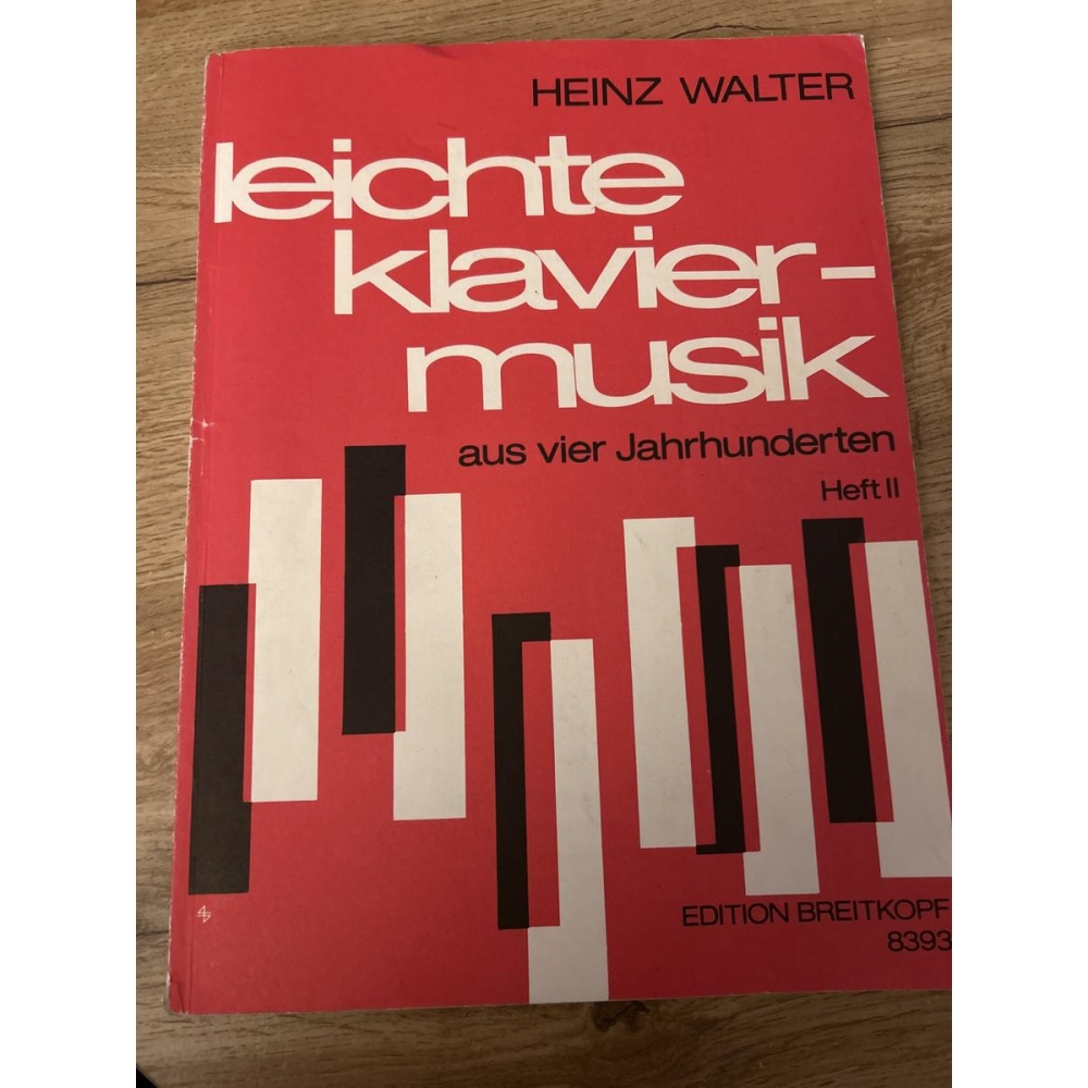 Leichte klaviermusik Heinz Walter volume 2
