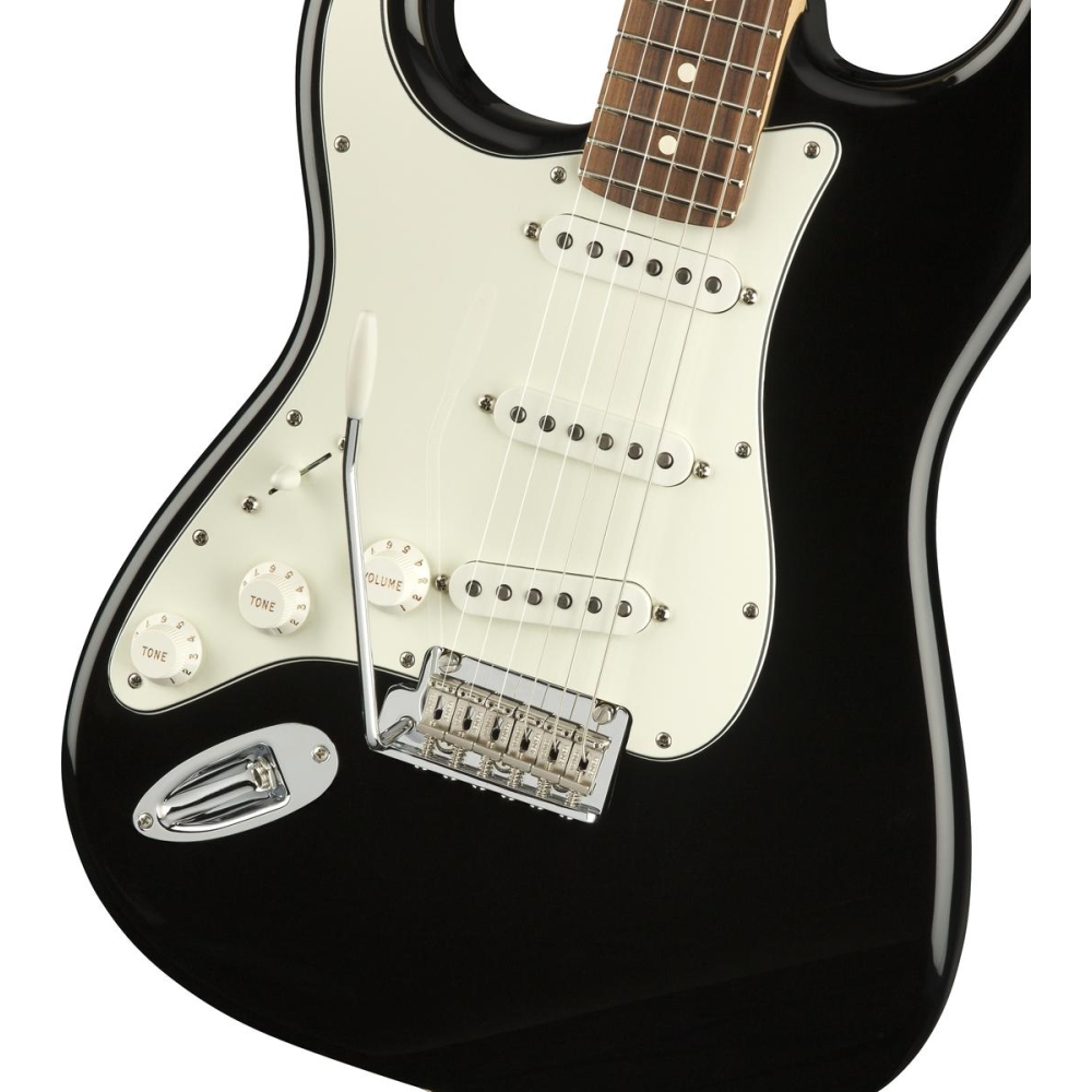 Fender Player Stratocaster gaucher - Noir avec touche Pau Ferro