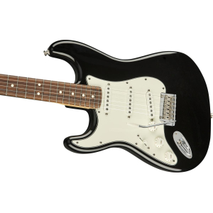Fender Player Stratocaster gaucher - Noir avec touche Pau Ferro