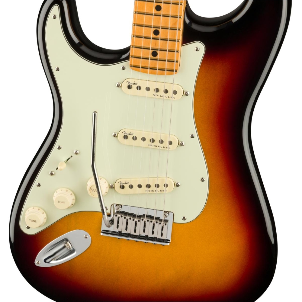 Fender American Ultra Stratocaster gaucher - Ultraburst avec touche en palissandre