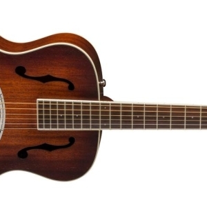Fender PR-180E Guitare à résonateur - Aged Cognac Burst