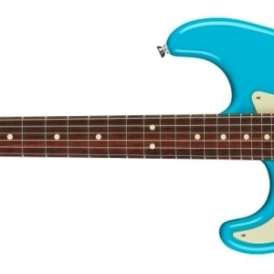 Fender American Professional II Stratocaster pour gaucher - Miami Blue avec touche en palissandre