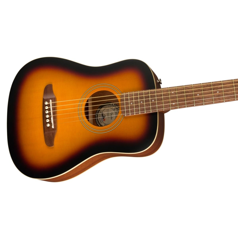 Fender Redondo Mini Guitare Acoustique Essentials Bundle - Sunburst