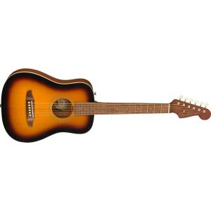 Fender Redondo Mini Acoustic Guitar Essentials Bundle - Sunburst