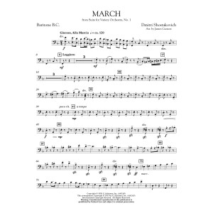March from Suite for Variety Orchestra, No. 1 - Baritone B.C.