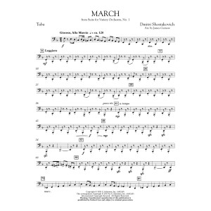 March from Suite for Variety Orchestra, No. 1 - Tuba