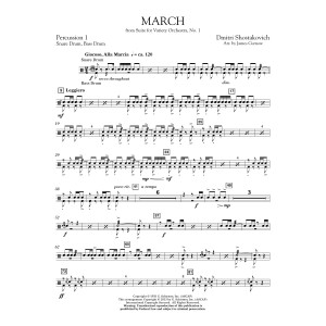 March from Suite for Variety Orchestra, No. 1 - Percussion 1