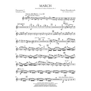 March from Suite for Variety Orchestra, No. 1 - Percussion 3
