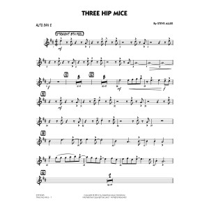 Three Hip Mice - Alto Sax 2
