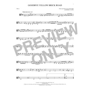 Goodbye Yellow Brick Road