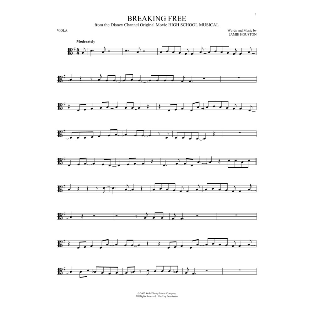 Breaking Free (from High School Musical)