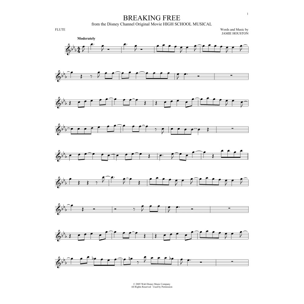 Breaking Free (from High School Musical)