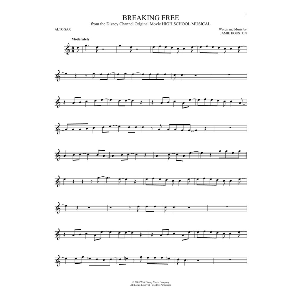 Breaking Free (from High School Musical)
